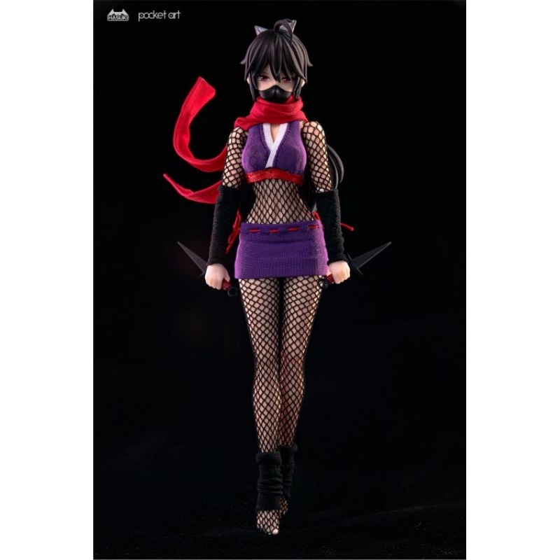 HASUKI : Pocket Art Series PA002 Ninja Girl Hagi 1/12 movable