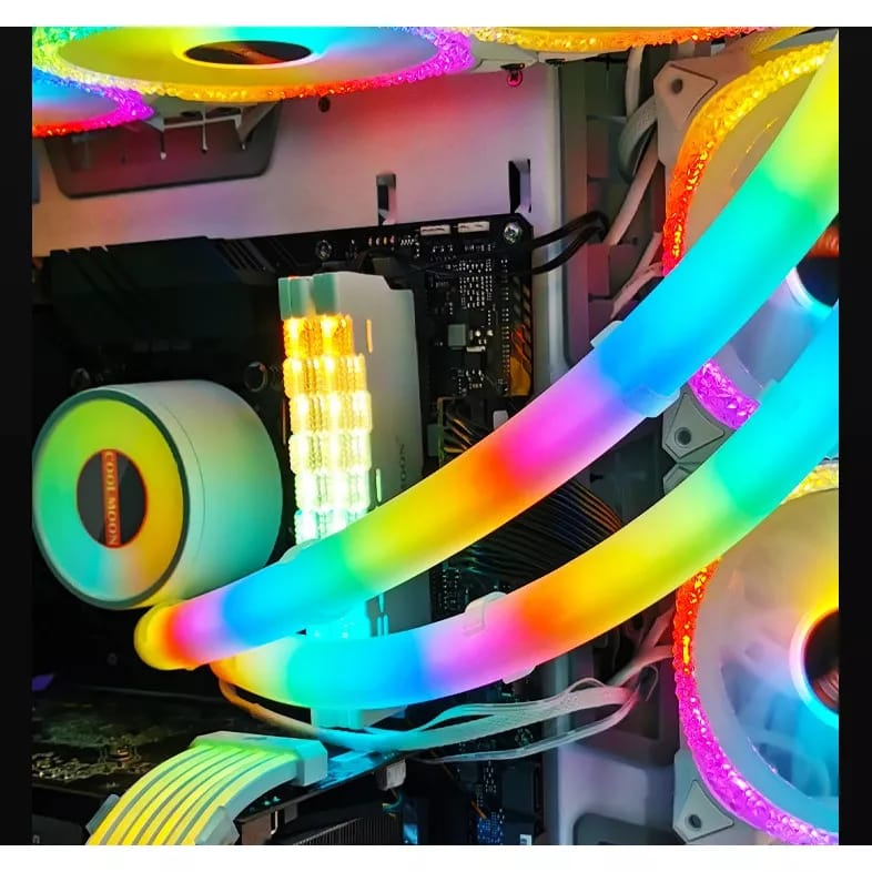 ARGB Water Cooling Tube CoolMoon 5V 3PIN ARGB 4PIN Aura Sync Luminous Shopee Malaysia