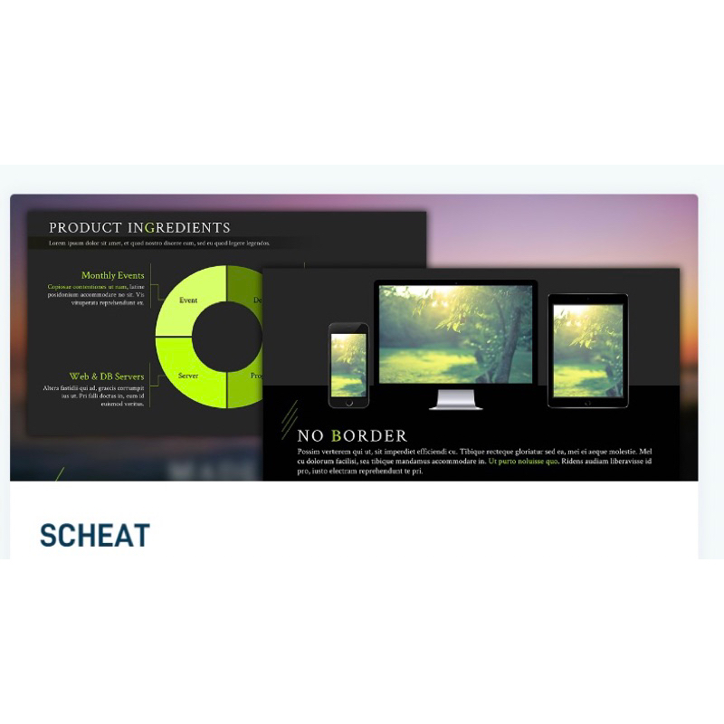 PowerPoint Template with animation(SCHEAT) | Shopee Malaysia