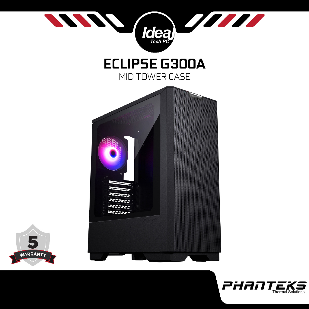 Phanteks Eslipse G A Mid Tower Case Shopee Malaysia