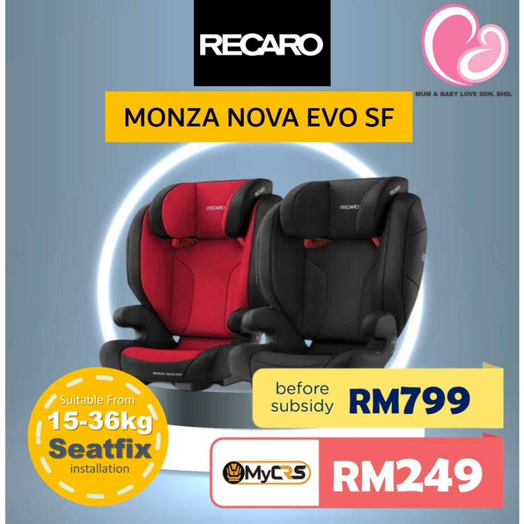 Recaro monza nova 2 seatfix 2024 racing edition