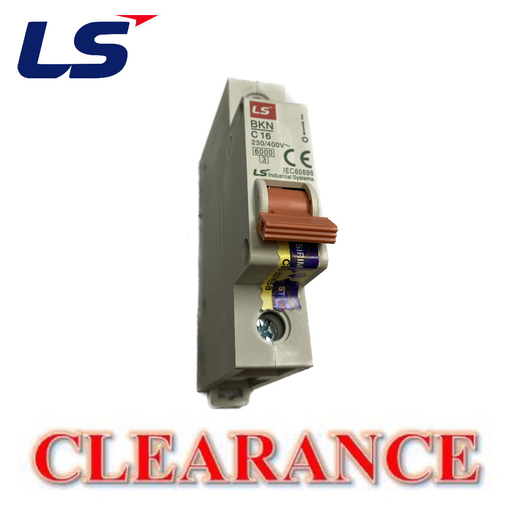 LS ELECTRIC BKN C16A/ C32A / C40A/ C50A/ C63A MINIATURE CIRCUIT BREAKER ...