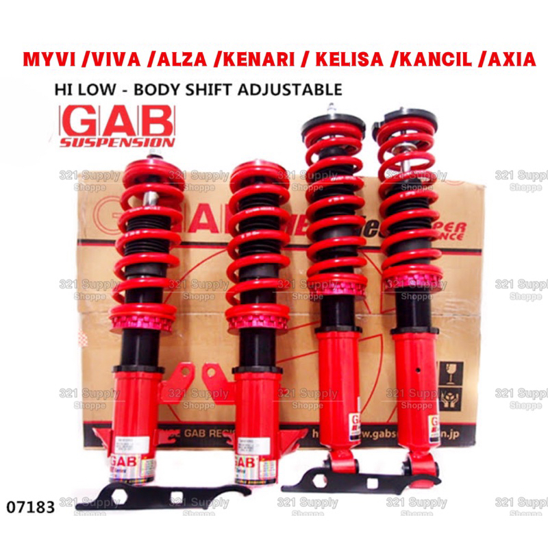 🔥 GAB ADJUSTABLE HI LOW + BODY SHIFT SET PERODUA MYVI VIVA ALZA KENARI ...