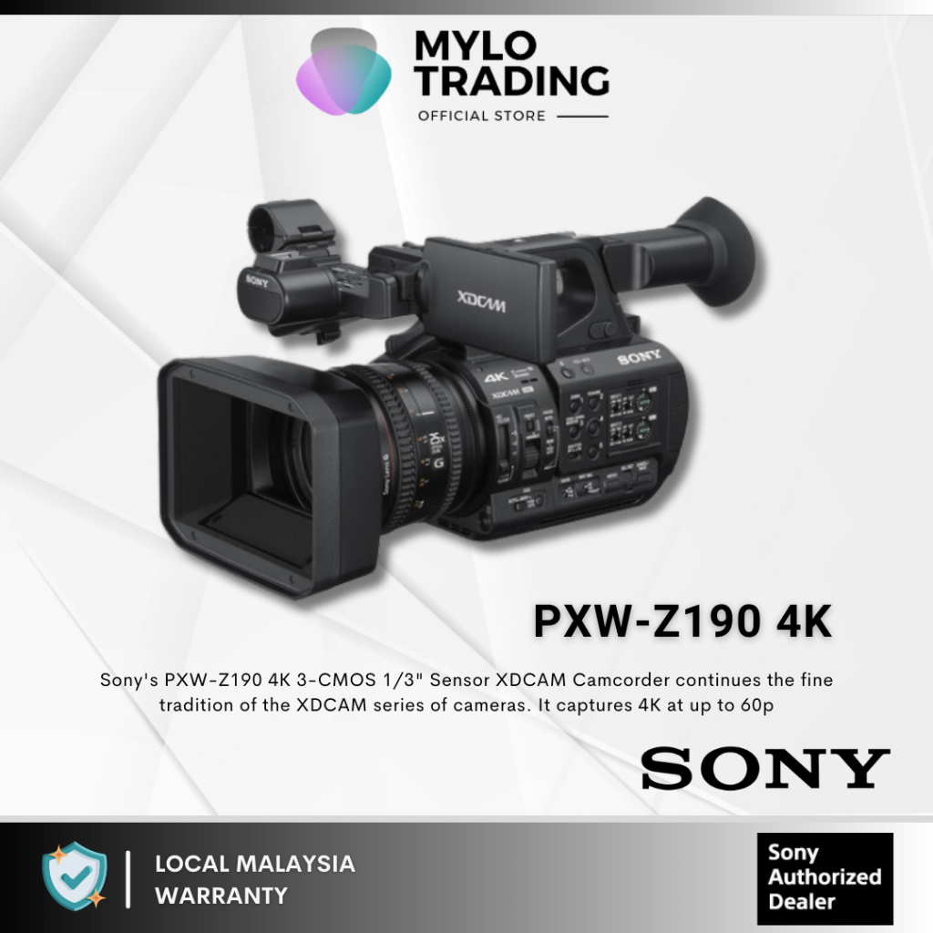 Sony Pxw Z190 Xpcam 4k Camera Sony PXW-Z190 Z190 4K 3-CMOS 1/3