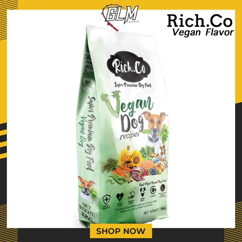 Rich.Co Vegan Dog / Vegetarian Recipe (Dog Food) 10KG