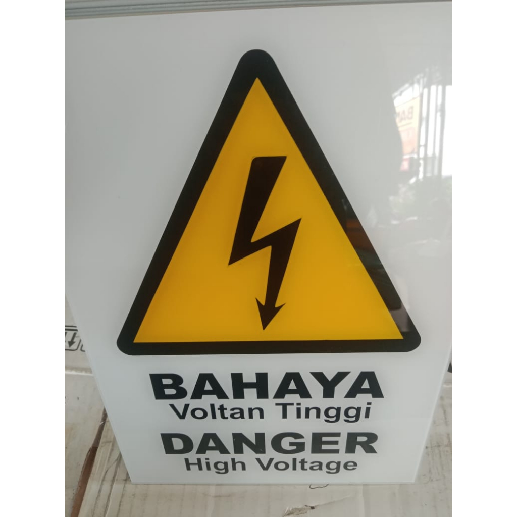 PAPAN KERAS BAHAYA VOLTAN TINGGI HIGH VOLTAGE DANGER BOARD SIGNAGE ...