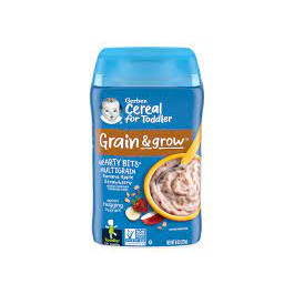 Gerber Baby Cereal Single Grain Multigrain Oatmeal Whole