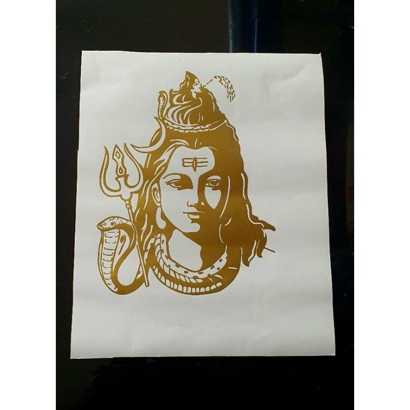 LORD SHIVAN STICKER | DECAL| LORRY STICKER| BIKE STICKER| STICKER ...