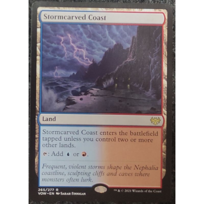 Magic The Gathering : Stormcarved Coast Rare Innistrad: Crimson Vow ...