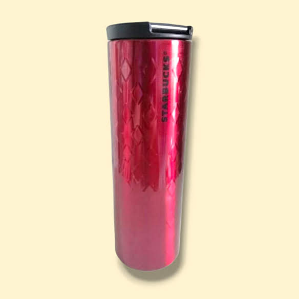 [USED] Starbucks Coffee Stainless Steel Tumbler (Red) Shopee Malaysia