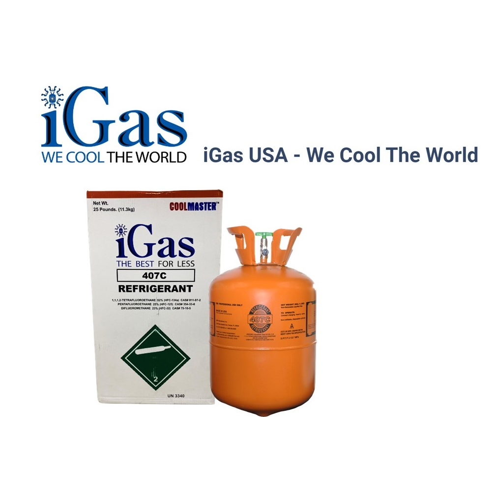REFRIGERANT GAS R407C (11.3KG/CAN) BRAND iGAS (GAS COMMONLY USE FOR PAC ...