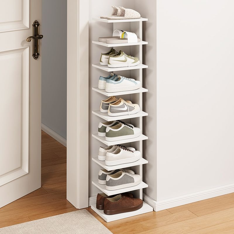 New Simple shoe rack door small household multi-layer invisible shoe ...
