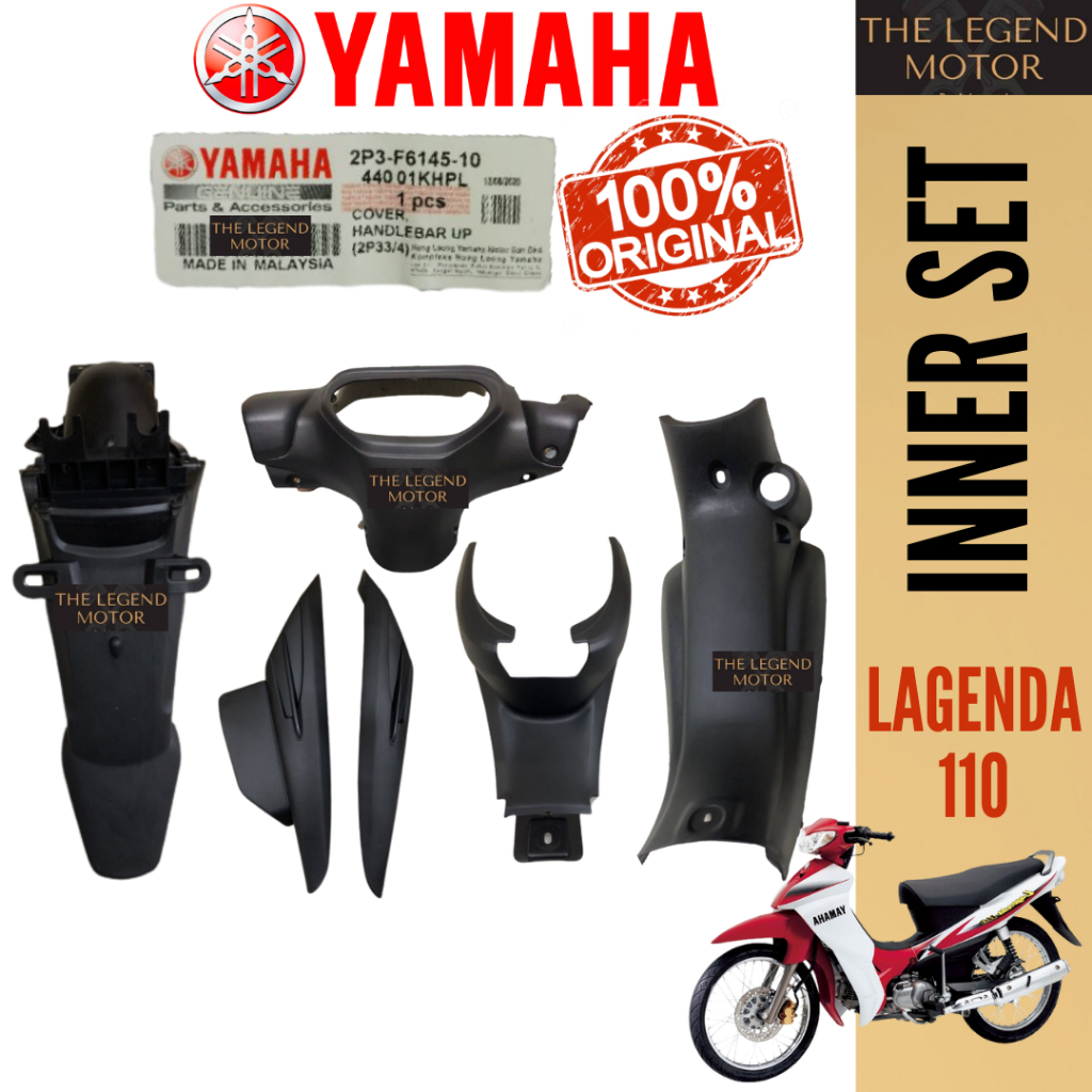 SRLZR LAGENDA 110 ZR LAGENDA110 Z COVERSET COVER SET INNER PART HITAM ...