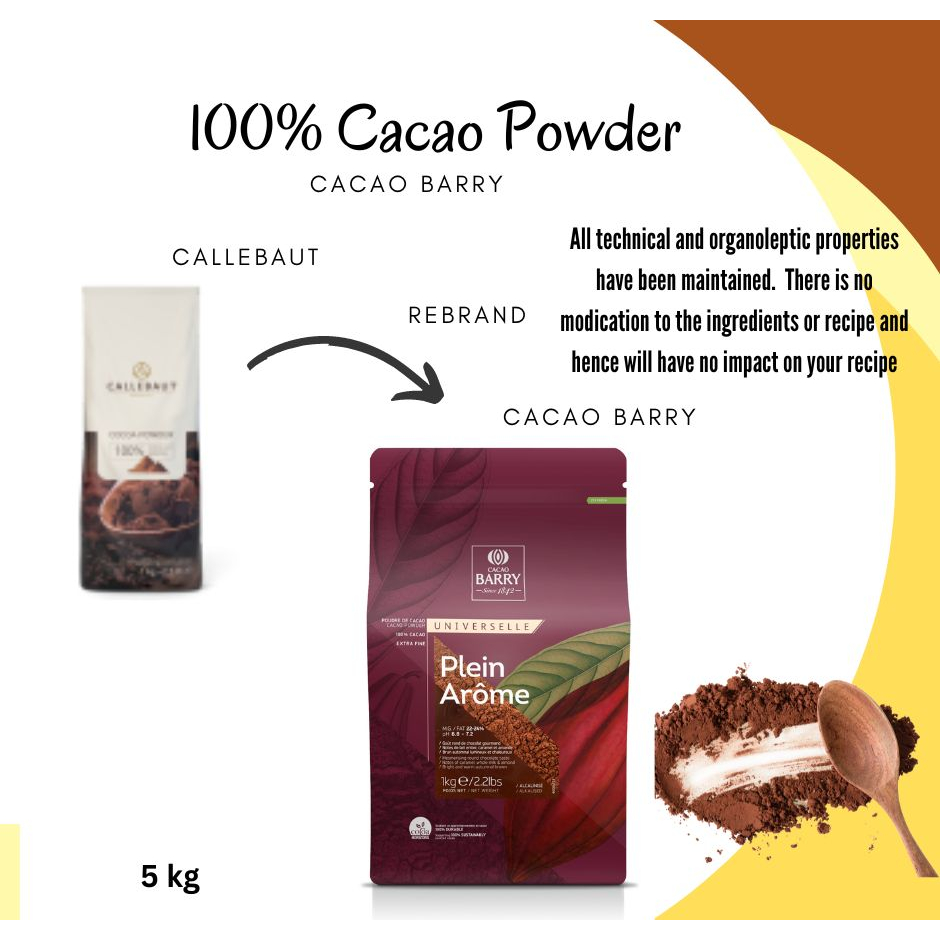 Belgium Plein Arome [rebrand from Callebaut] Cocoa Powder (100% Pure ...