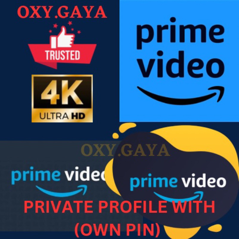 AMAZON PRIME VIDEO (PRIVATE PROFILE WITH PIN) Shopee Malaysia