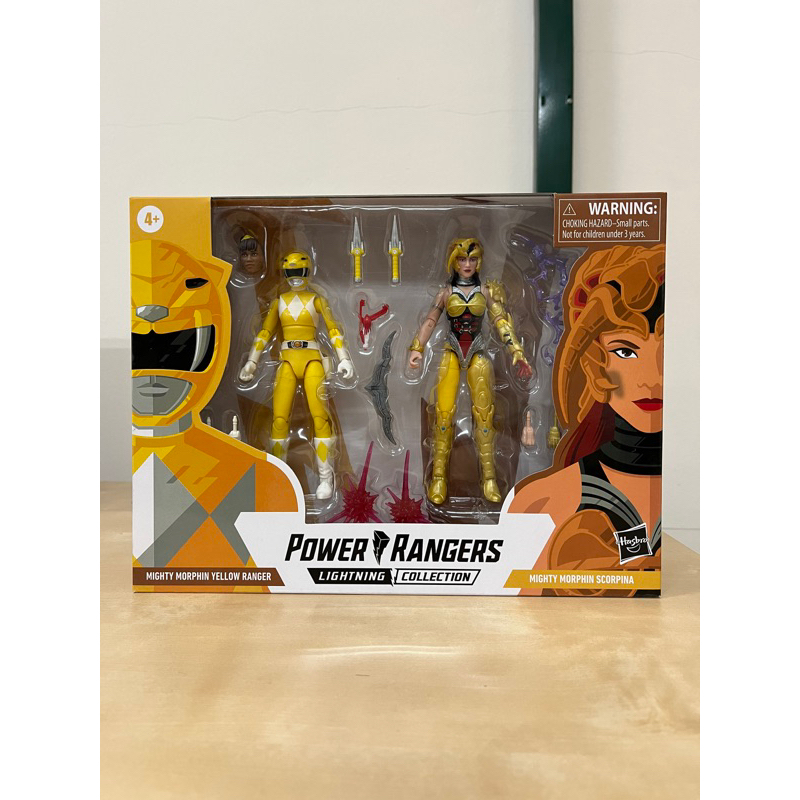 Hasbro Power Rangers Lightning Collection Mighty Morphin Yellow Ranger ...