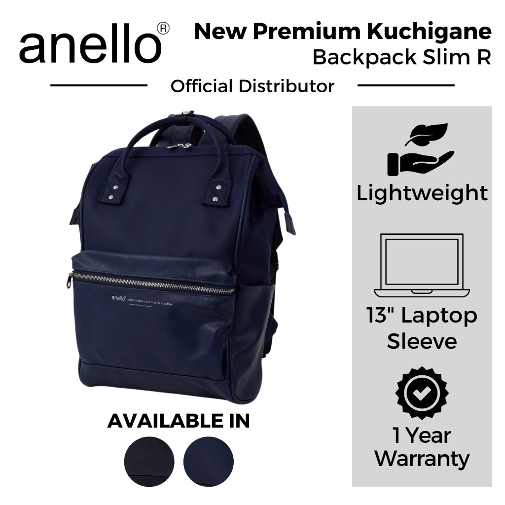 Anello New Premium Kuchigane Slim Regular Backpack Shopee Malaysia