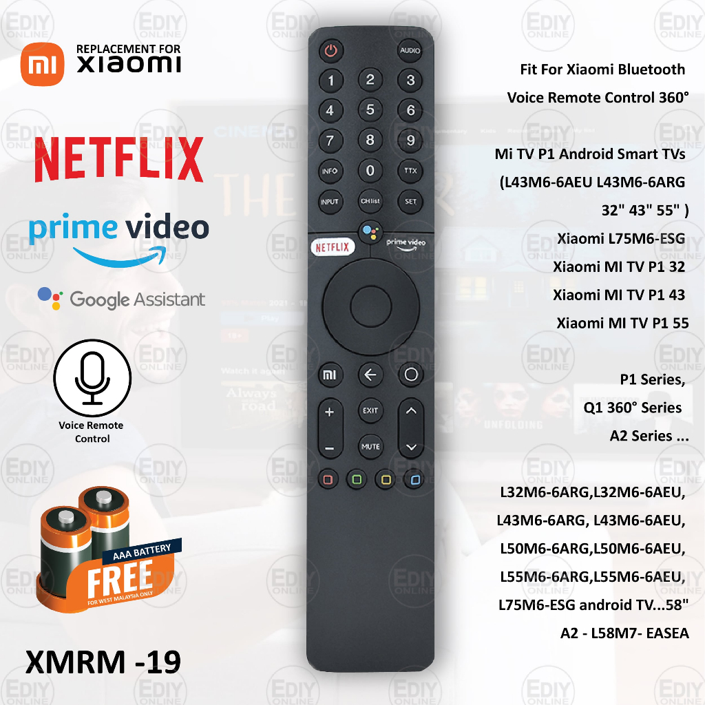 【NEW】 XIAOMI MI TV 4S 4 4A 4C 4X 4K 3 2 1 S STICK MIBOX ANDROID REMOTE ...
