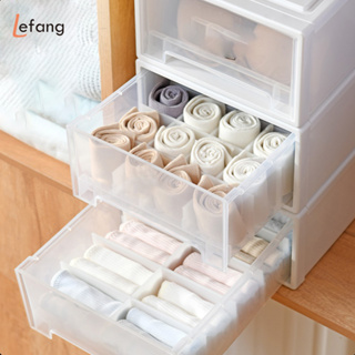 Wall Haning Underwear Sock Organizer Box Clear Cabinet Storage