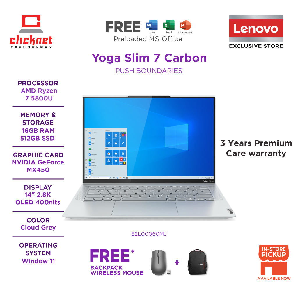 Portátil LENOVO Yoga Slim 7 PROX 14IAH7 (14.5'' - Intel Core i7