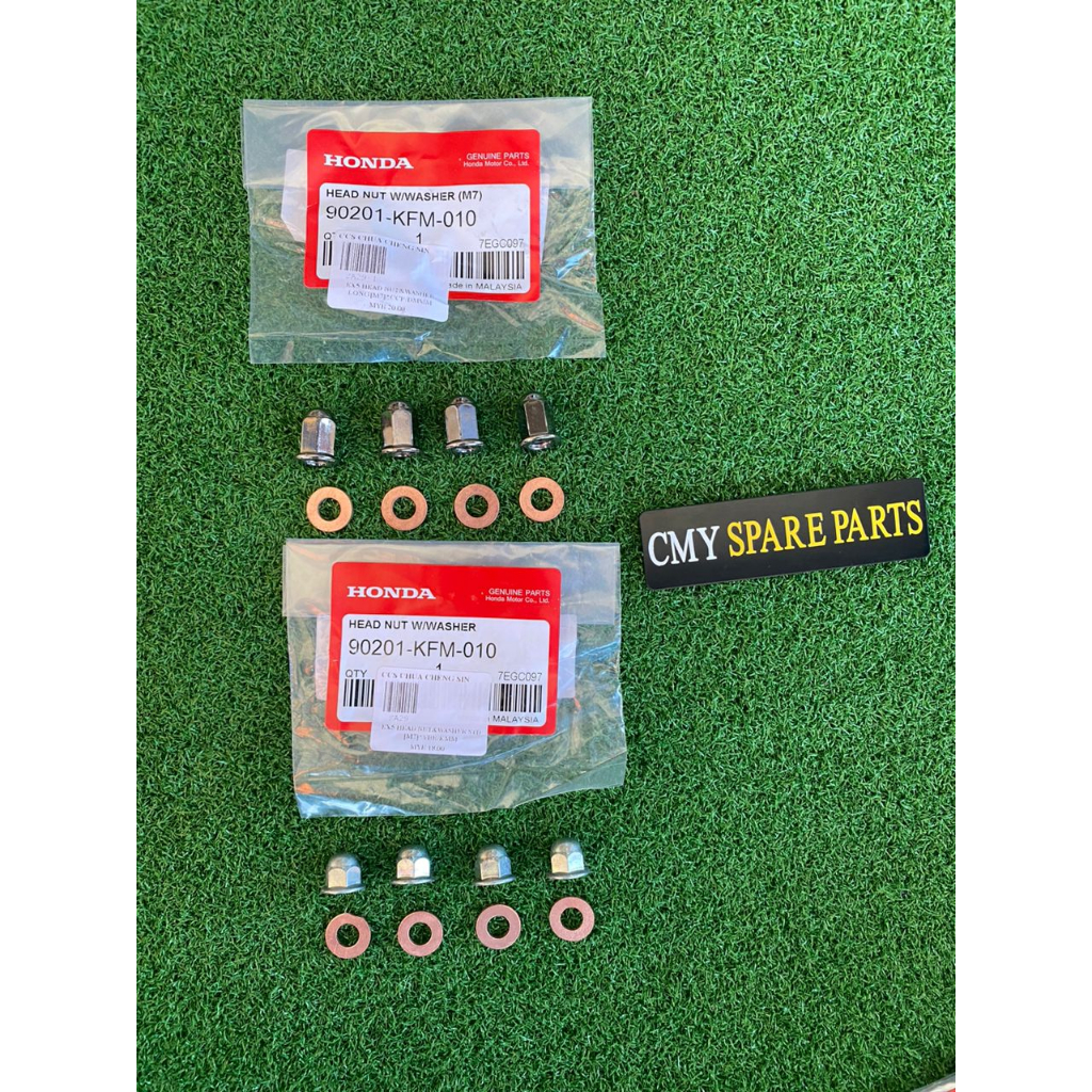CYLINDER HEAD NUT SET HONDA EX5/ EX5 DREAM KUNCI HEAD COVER NUT SKRU
