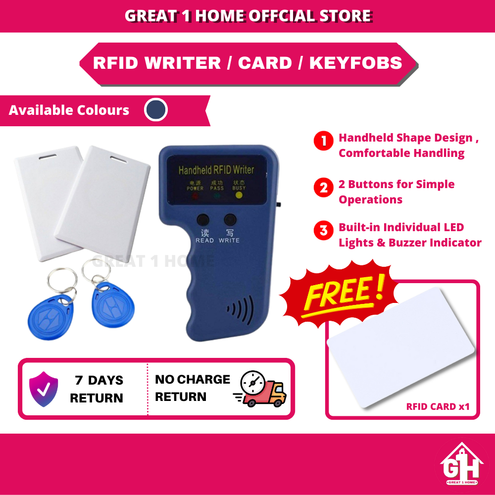 Buy 3 Free 1 | 125khz Access Card Copy RFID TNG Card Duplicator RFID ...