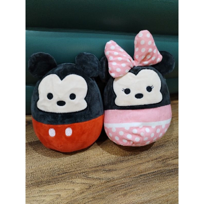 18cm Squishmallow Soft Plush toy Squishmallows Mickey Minnie (1pair