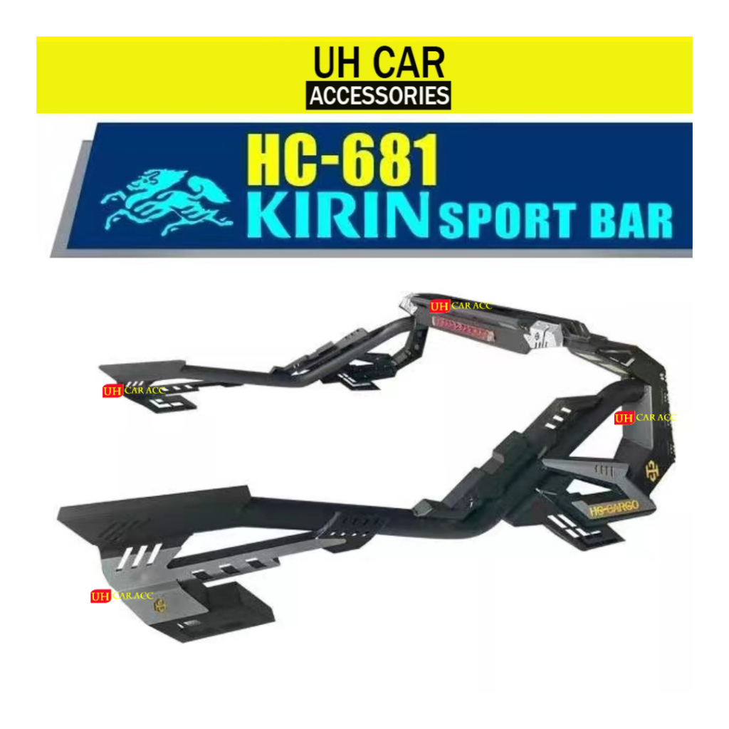 KIRIN 4x4 SPORT BAR ROLL BAR FORD RANGER T6 T7 T9 TOYOTA HILUX NISSAN ...