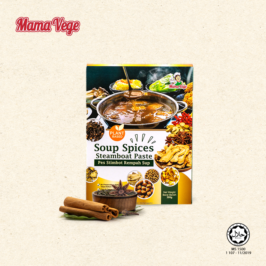 Mama Vege Vegetarian Soup Spices Steamboat Hotpot Paste Halal Vegan