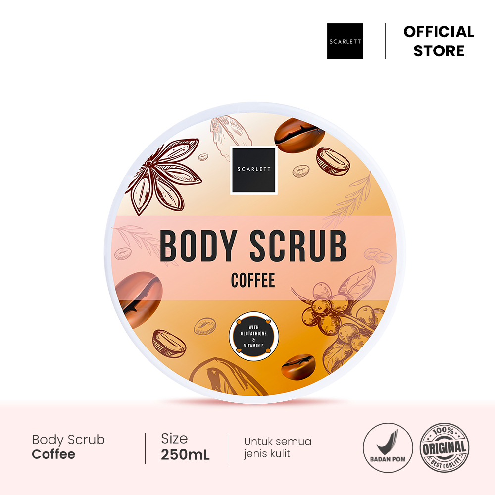 Scarlett Body Scrub Coffee 250ml Shopee Malaysia