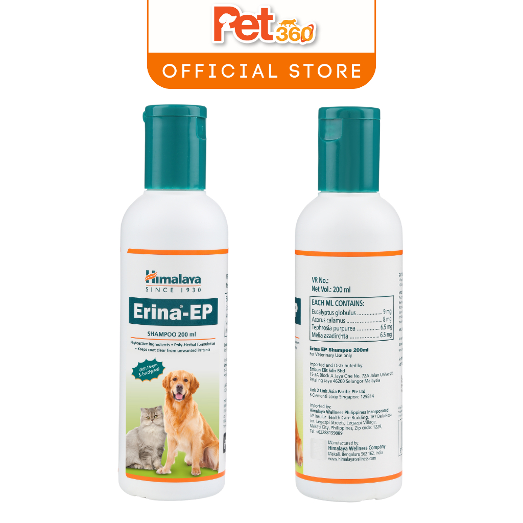 Himalaya PetWellness Erina EP Shampoo Natural Herbal Ticks & Fleas