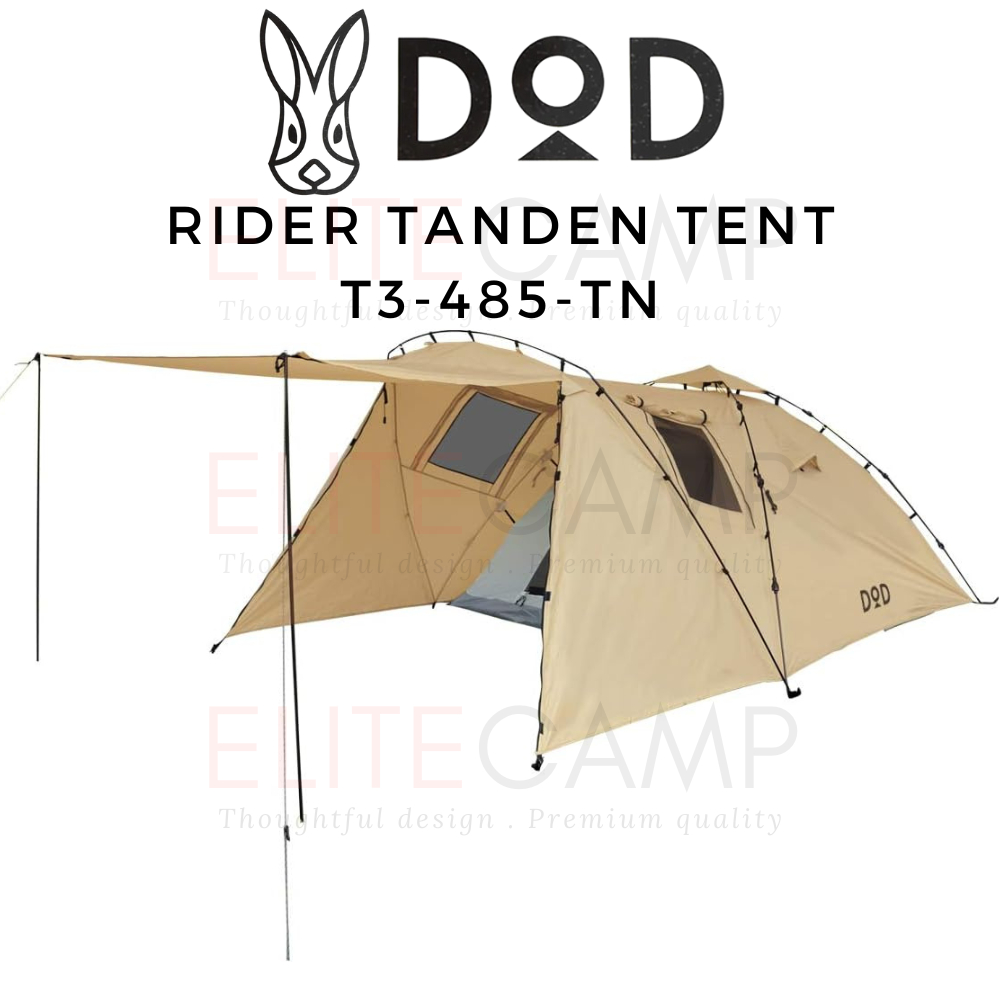 家電 DOD RIDER'S TANDEM TENT DOD Rider's Tandem Tent T3-485 Camping Hiking Outdoor Khemah Japan