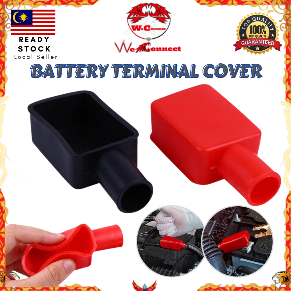WeConnect 1 Pair Battery Terminal Cover Cap Car Positive Battery