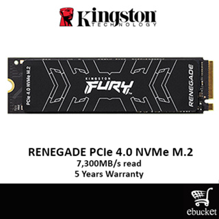Kingston FURY Renegade M.2 2280 1TB PCIe 4.0 x4 NVMe 3D TLC Internal Solid  State Drive (SSD) SFYRS/1000G