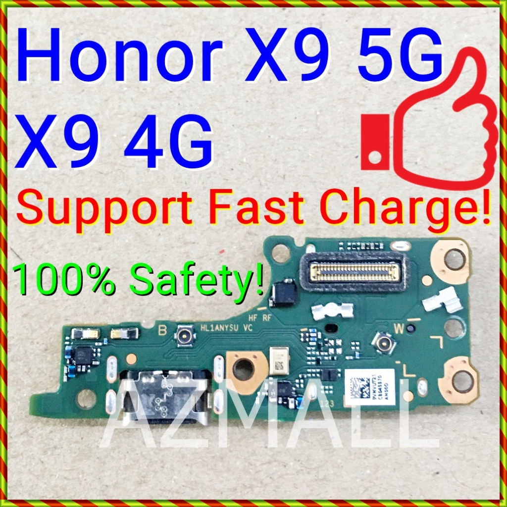 Connecteur De Charge + Lecteur SIM Pour Honor X9 5G - Pièce D'occasion Fonctionnelle