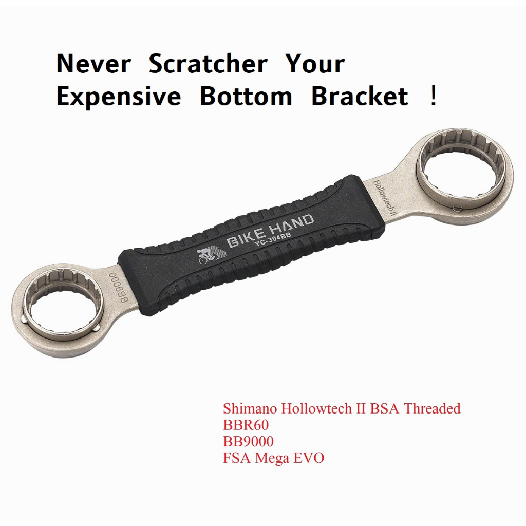 BIKEHAND Tretlagerwerkzeug – 16 Kerben, 41 Mm, Für Shimano BBR60 & MT800