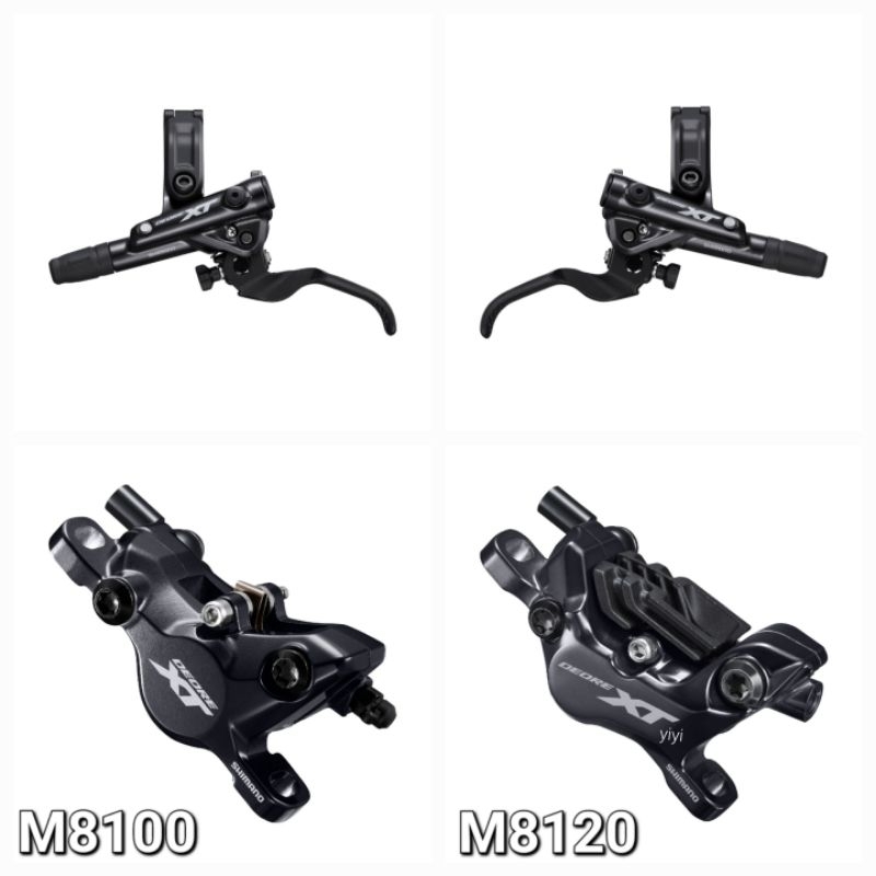 Shimano XT BL M8100 M8120 Hydraulic Disc Brake Set 2piston 4piston