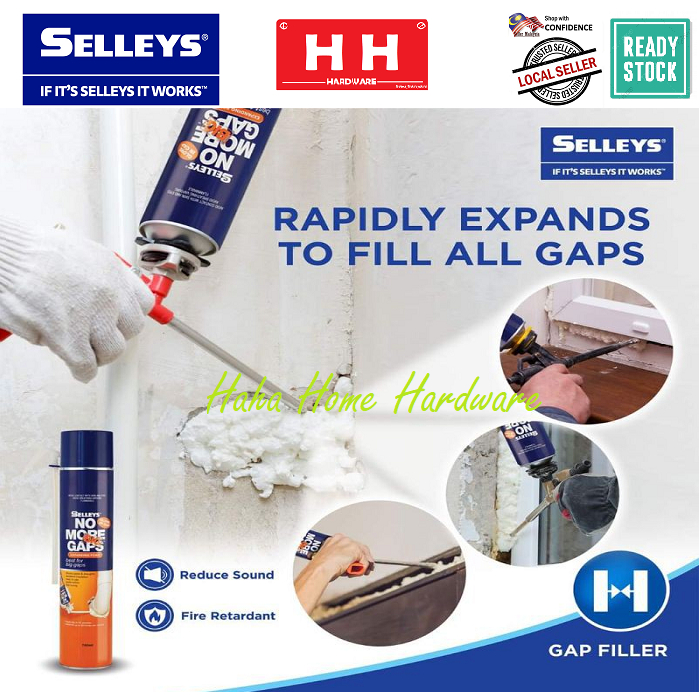 Selleys Expanding Foam 750ml No More Big Gaps Wall Air Con Pipe Gap ...