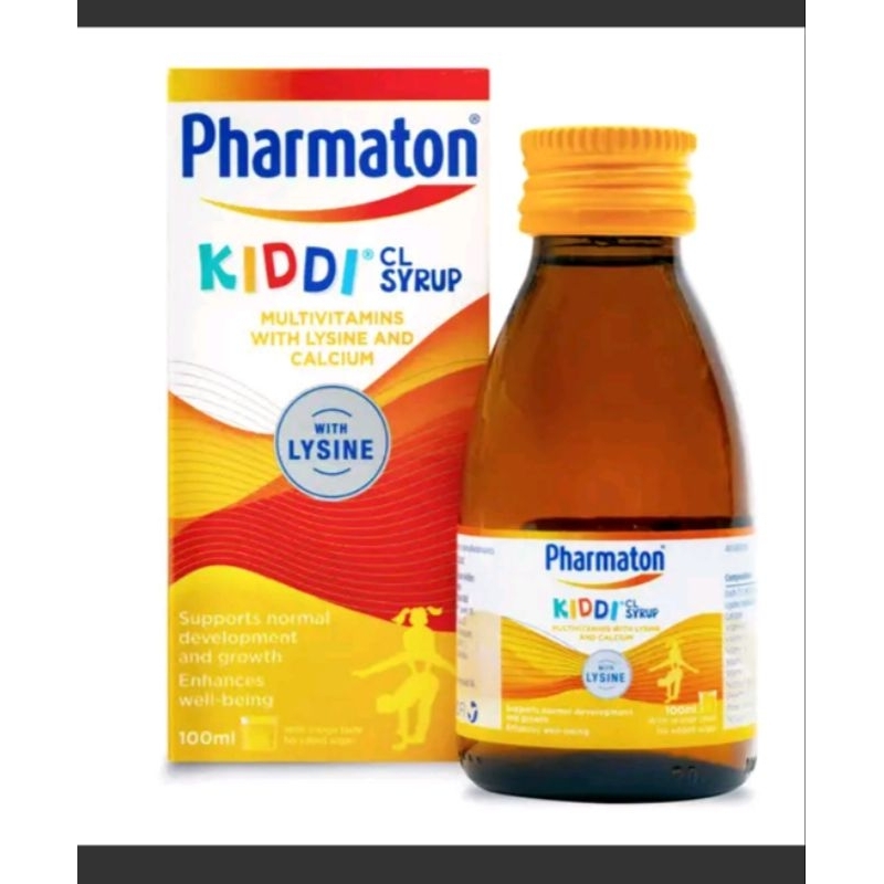 CHEAPEST! - Pharmaton® Kiddi® CL syrup multivitamins with lysine ...