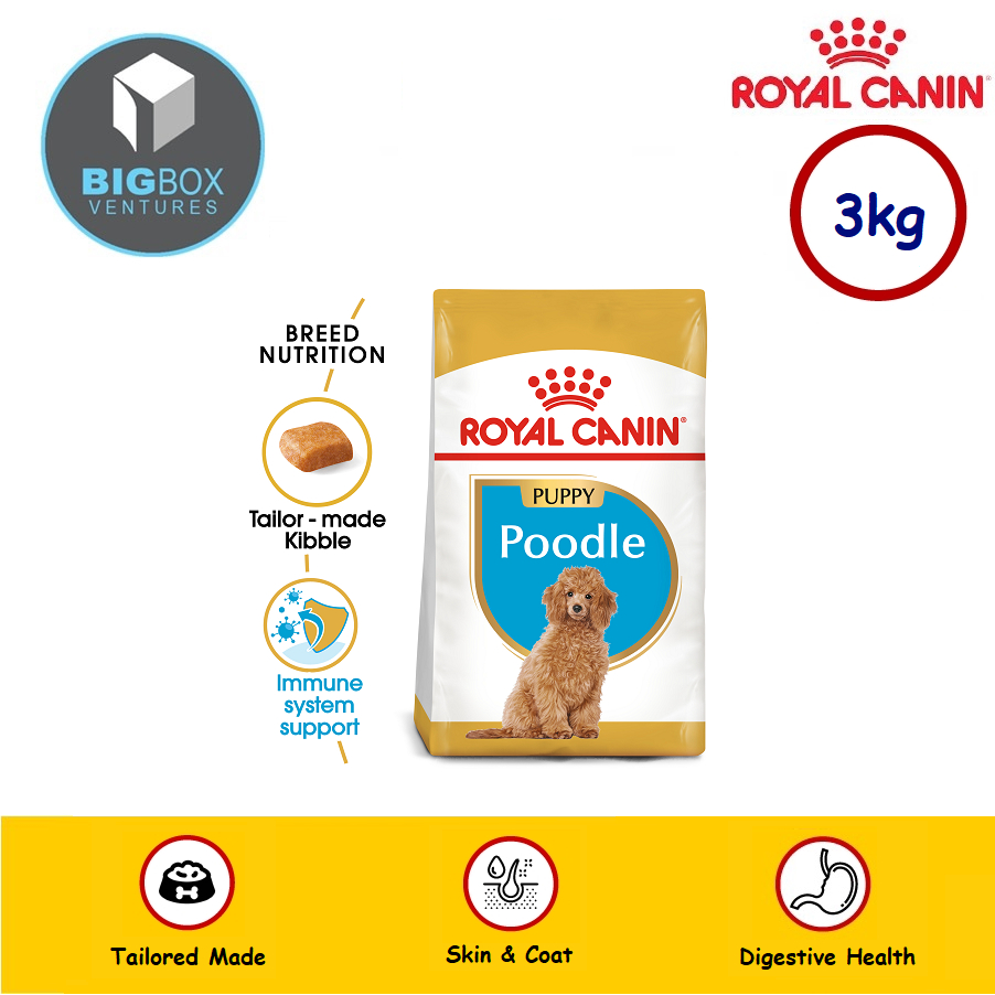Royal Canin Poodle Puppy 3kg Dry Dog Food Makanan Anjing Breed
