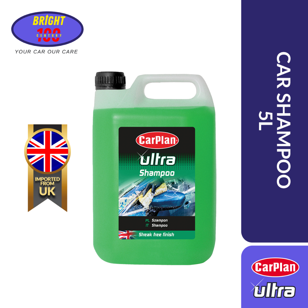 CarPlan Ultra Shampoo StreakFree Finish Eliminates Dirt and Road