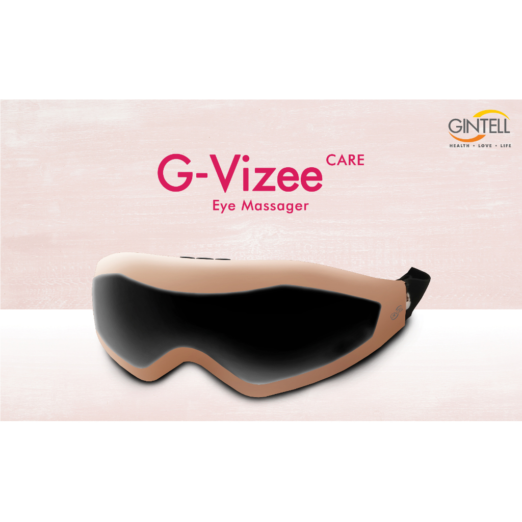 GINTELL G-Vizee Care Smart Wireless Eye Massager Shiatsu Eye Massage Mask Heat Compression Air Pressure (Without Box)