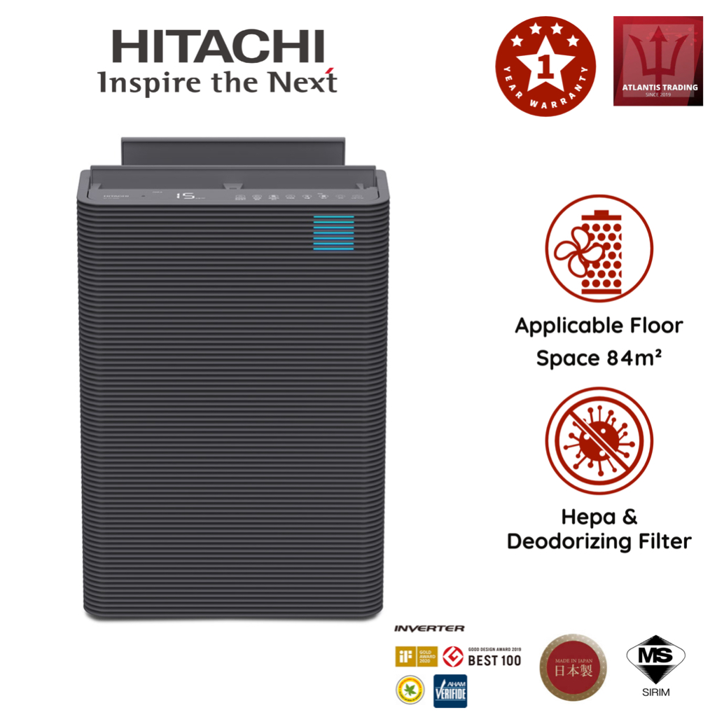 HITACHI Air Purifier EPPF120J (New Made in Japan) Designed by Naoto