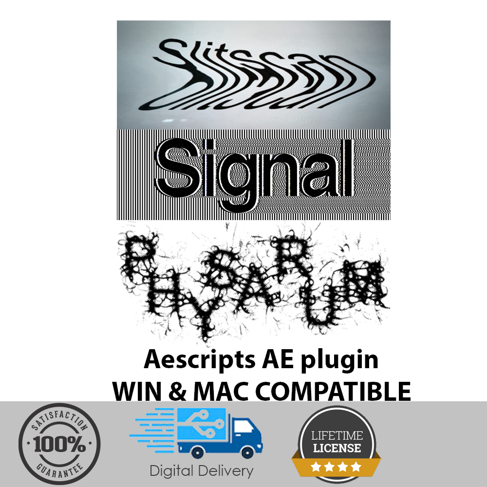 Zaebects - Signal/ Physarum/ Slitscan - Aescripts Plugin for AE latest ...