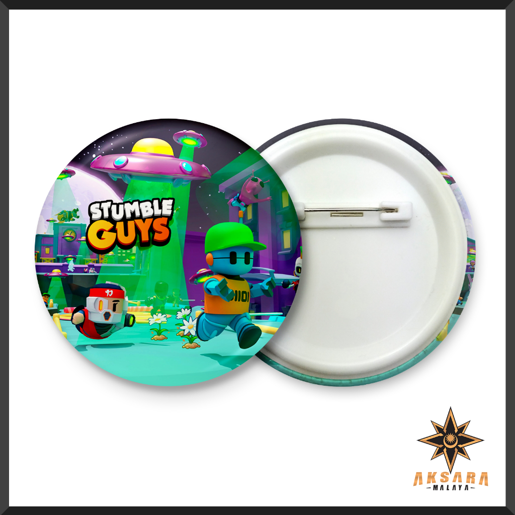 Stumble Guys Button Badge Custom - 58mm | Shopee Malaysia