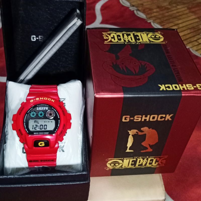 ORIGINAL G-SHOCK DW-6900FS / ONE PIECE / LUFFY / RED ORIGINAL G-SHOCK DW-6900FS / ONE PIECE / LUFFY / RED