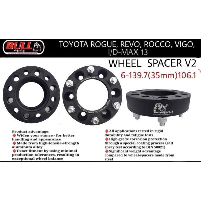 Rim Wheel Spacer 4X4 Truck (35mm) | Shopee Malaysia