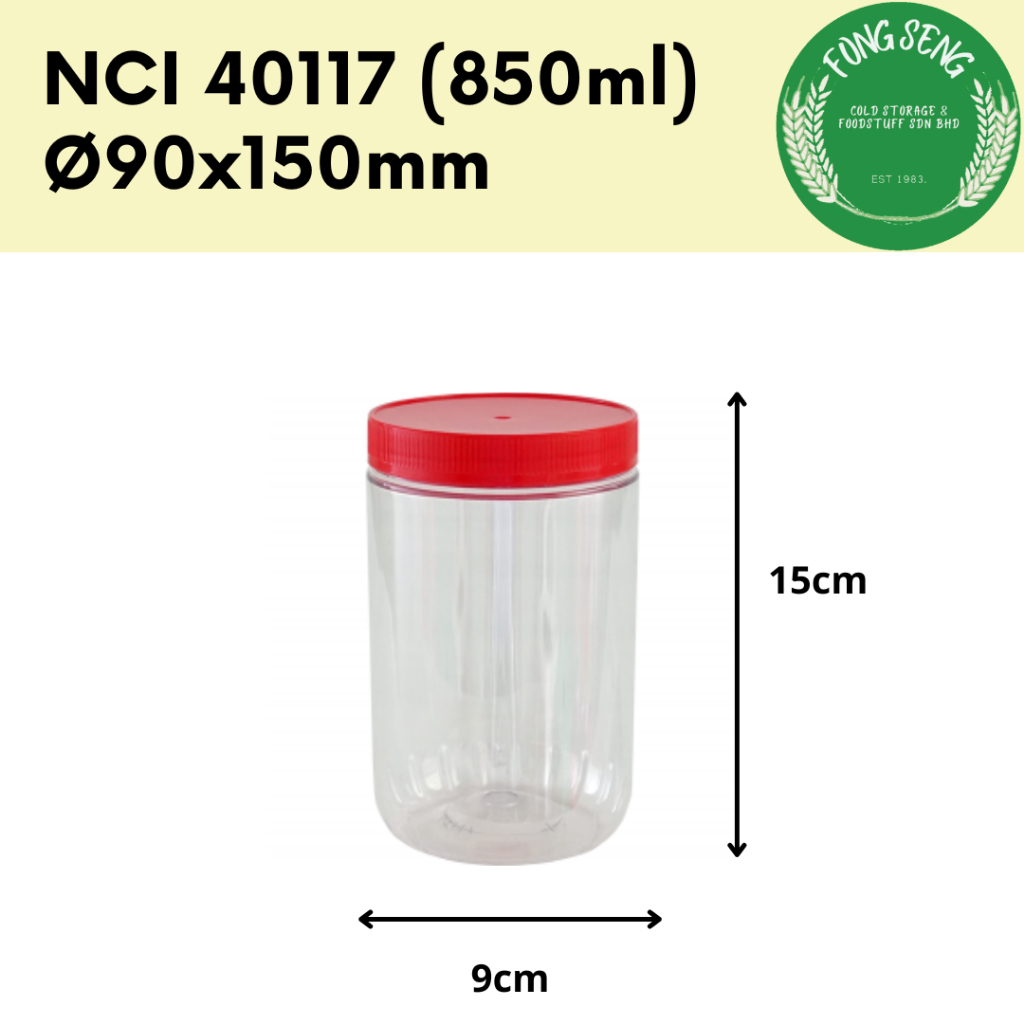 !!NEW!! Plastic Containers NCI 40117 (850ml) Balang Kuih Raya | Shopee ...