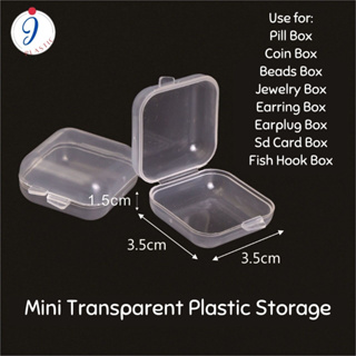 1pc Small Square Transparent Plastic Boxes Finishing Container Packaging  Storage Box 4*4*2.8CM - AliExpress