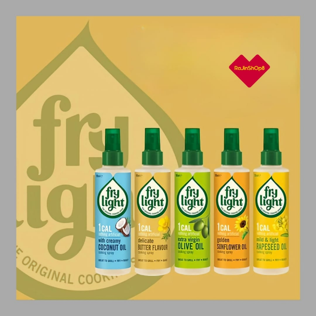 FRY LIGHT Oil Spray Extra Virgin Olive Oil / Delicate Butter Flavor